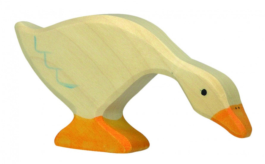 Houten Etende Gans