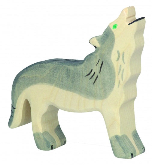 Houten Huilende Wolf