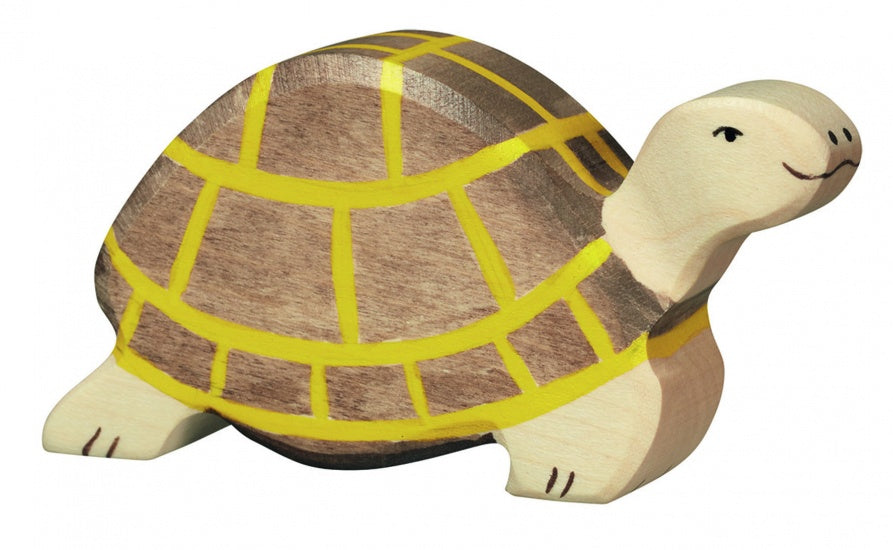 Houten Schildpad Bruin