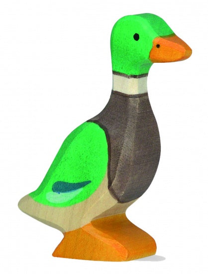Houten Staande Mannetjes Eend