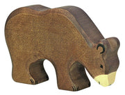 Houten Wildernis: Bruine Beer Etend