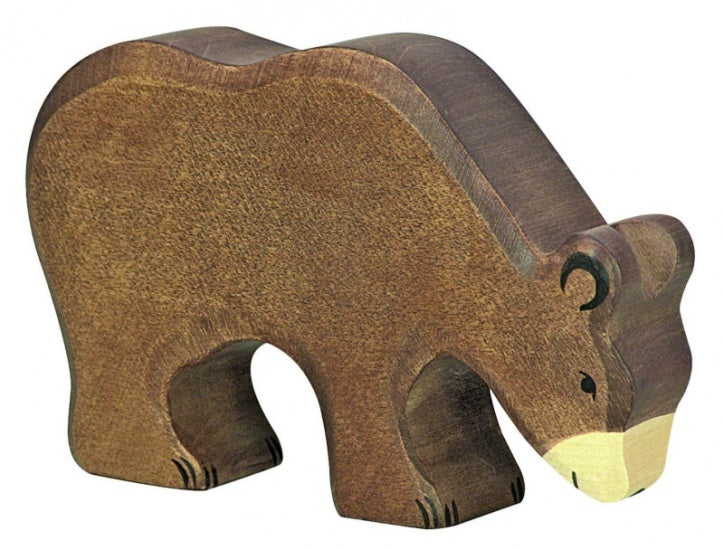 Houten Wildernis: Bruine Beer Etend