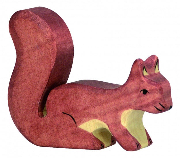 Houten Zittende Eekhoorn