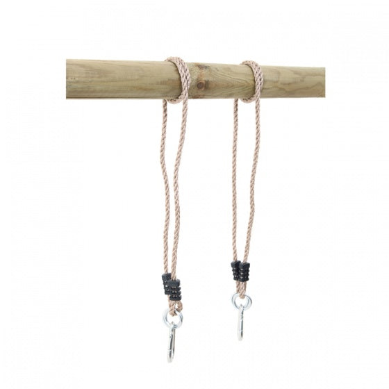 schommeltouwen 150 cm 2 stuks met karabijnhaken