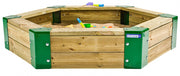zandbak junior 150 x 110 x 28 cm hout naturel
