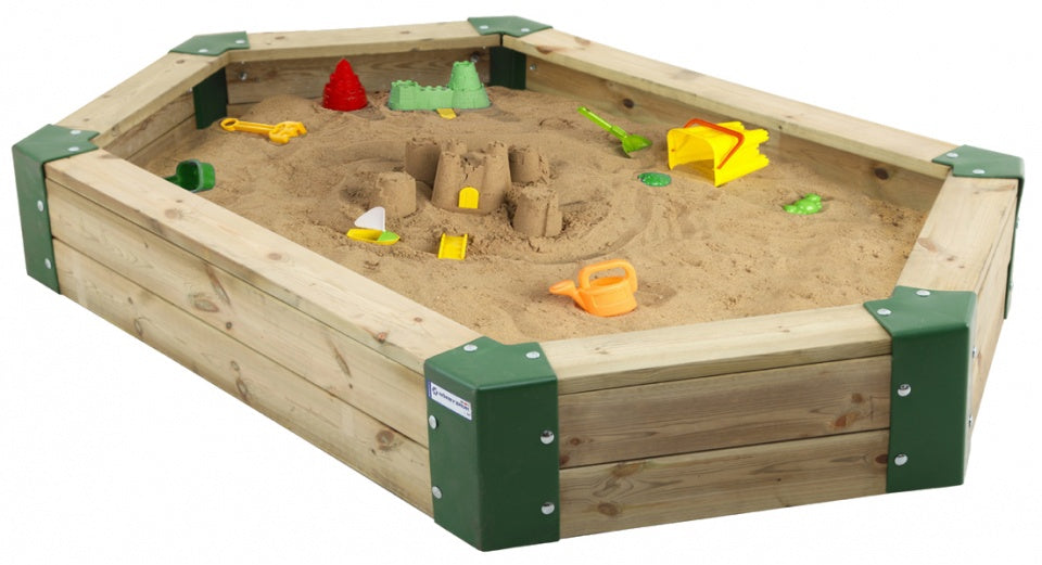 zandbak junior 210 x 120 x 25 cm hout naturel