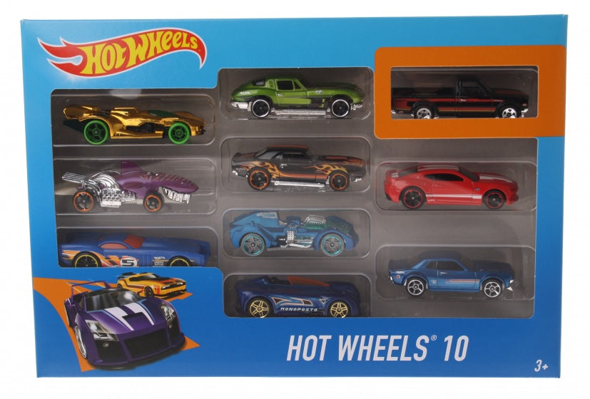 cadeauset met 10 auto's