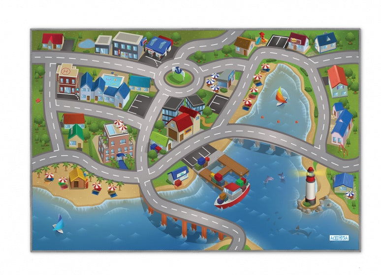 verkeerskleed harbour - Speed Way 80 x 120 cm