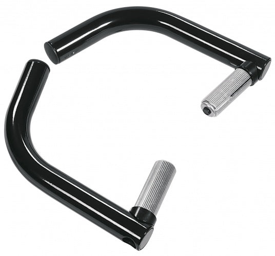 Bar End 320 set aluminium zwart