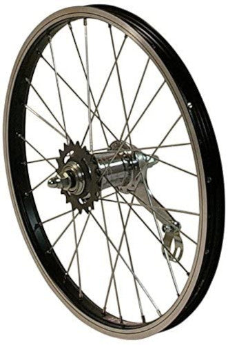achterwiel 16 inch (305) aluminium zwart