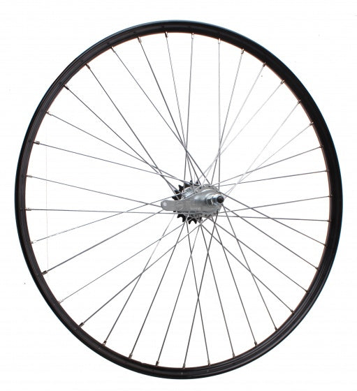 achterwiel 26 inch (21-559) remnaaf aluminium zwart