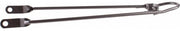 spatbordstang 28 inch 10 mm staal donkergrijs