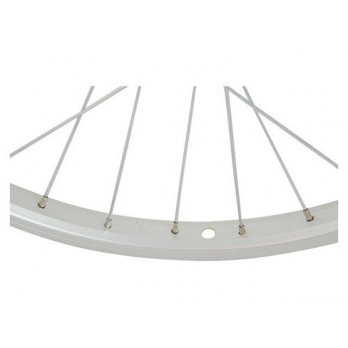 voorwiel 26 x 1.75 inch 37-559 vaste as aluminium zilver