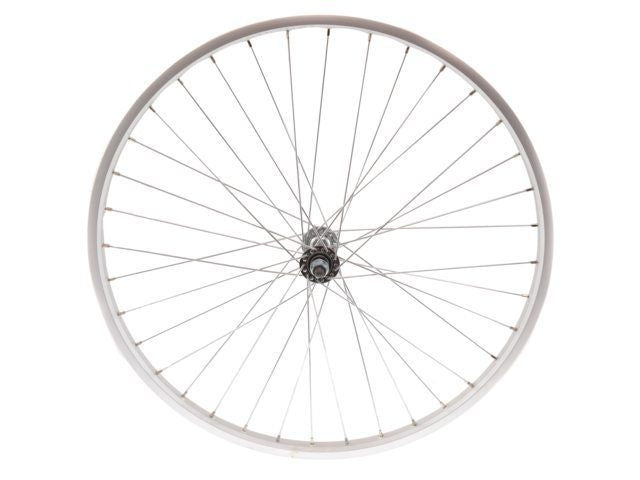 voorwiel 26 x 1.75 inch 37-559 vaste as aluminium zilver