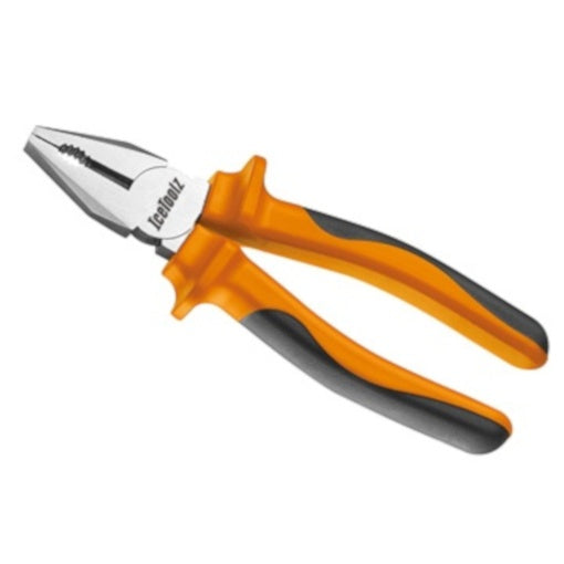 combinatietang comfort-grip 18 cm staal oranje/zilver