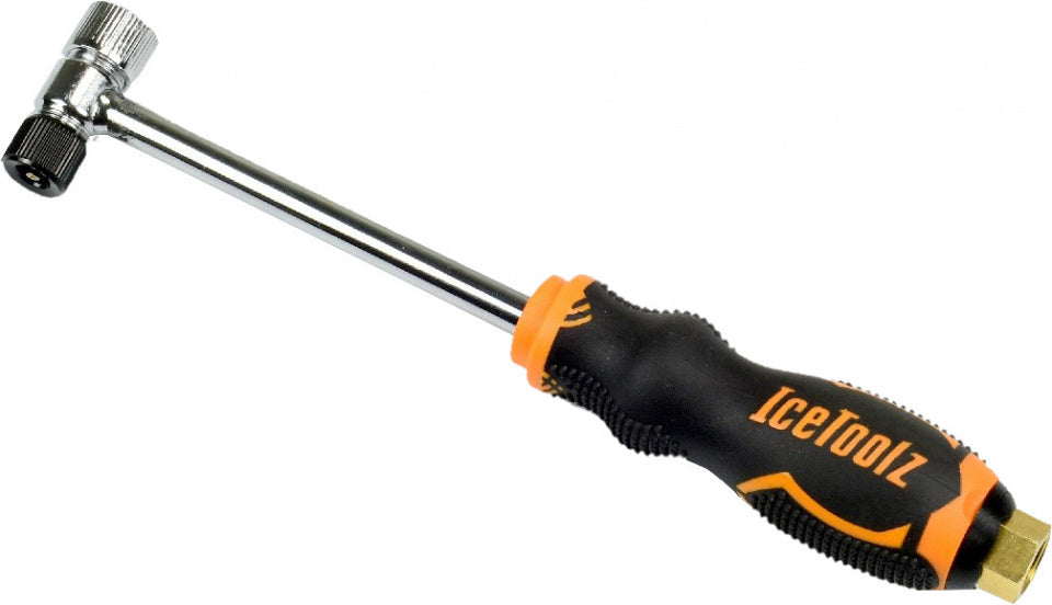 compressorhandvat 240A911 alu/rubber oranje/zwart