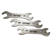 conussleutelset 13/14-15/16-17/18 mm 15 cm zilver/zwart