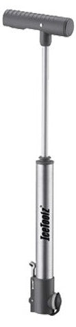 mini-fietspomp VeloAgile aluminium zilver