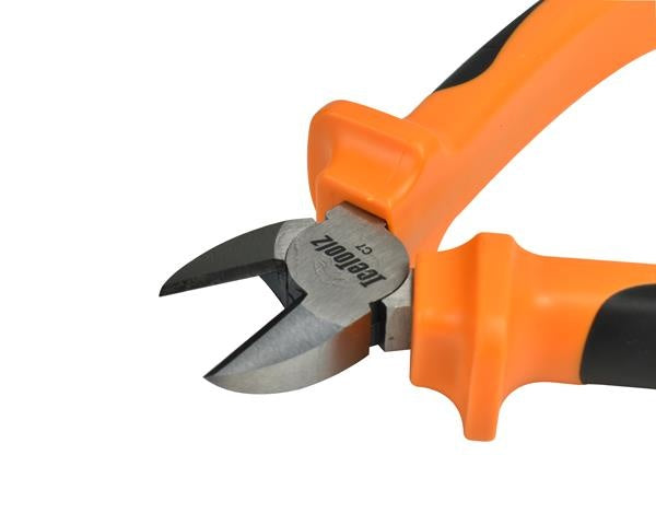 snijtang comfort-grip 18 cm staal oranje/zilver