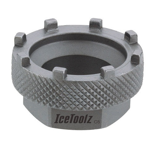 trapas gereedschap 8-noks Shimano + Isis donkergrijs