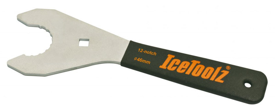 trapassleutel 11C7 BSA30 12T 46 mm staal zwart/zilver