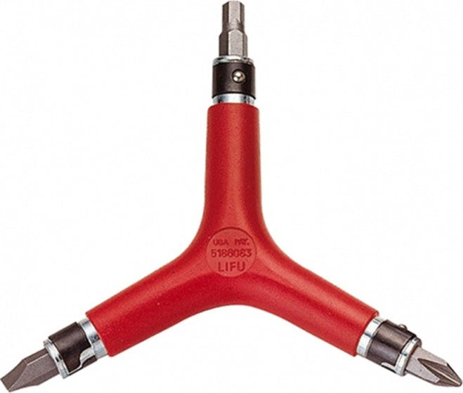 Y-sleutelset 10 cm 6-in-1: inbus - steek - kruis