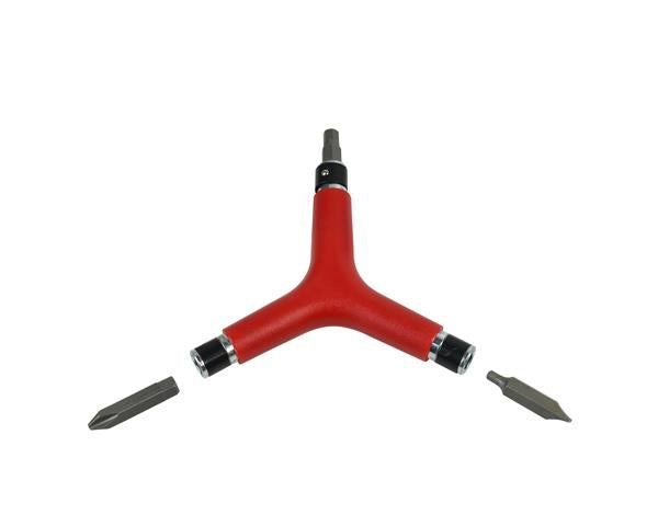 Y-sleutelset 10 cm 6-in-1: inbus - steek - kruis