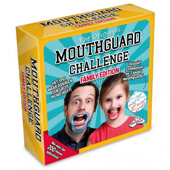gezelschapsspel Mouthguard Challenge familie editie