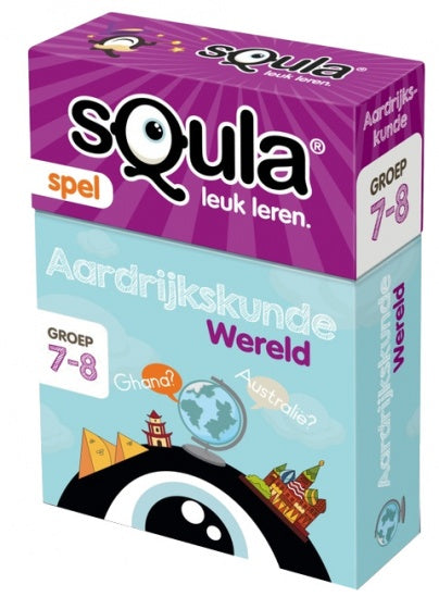 Squla aardijkskunde wereld leerspel