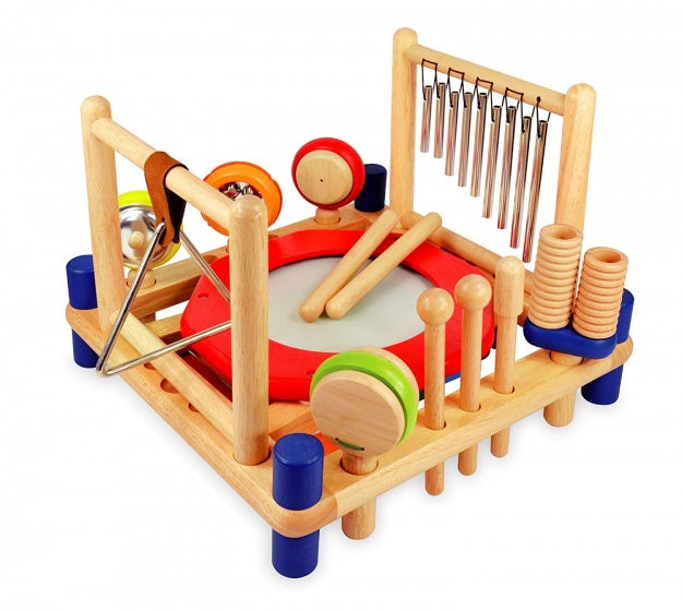 muziekcenter 34 cm hout blank