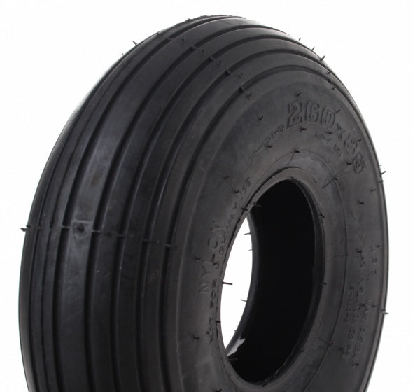 buitenband tube 260 x 85 (3.00-4) zwart