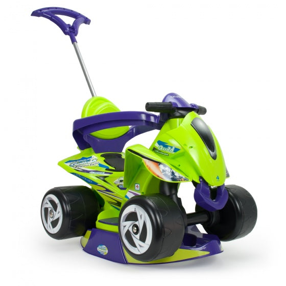 loopauto quad Goliath 98 cm groen/paars