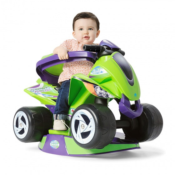loopauto quad Goliath 98 cm groen/paars