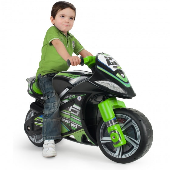 loopmotor Winner Kawasaki 99 cm zwart/groen