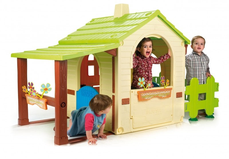 speelhuis Country House crème/groen 198 cm