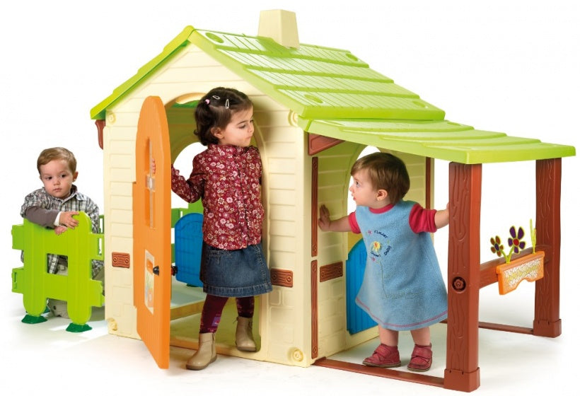 speelhuis Country House crème/groen 198 cm