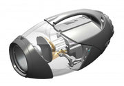Zaklamp Deluxe led USB 20 x 12 x 9 cm grijs