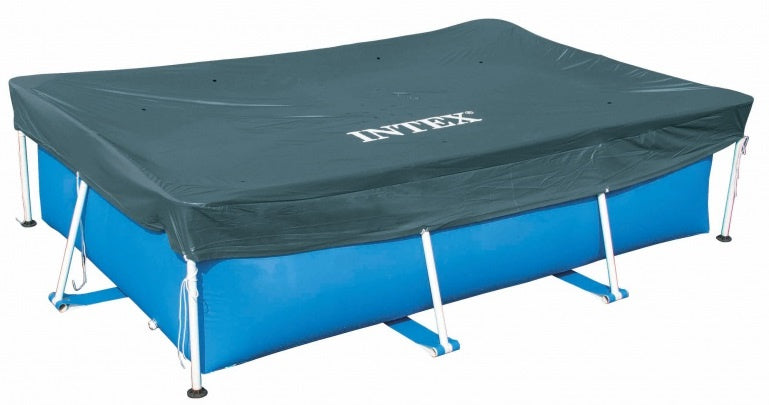 afdekzeil opzetzwembad 450 x 220 cm vinyl blauw
