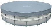 afdekzeil zwembad Deluxe 549 cm PVC grijs