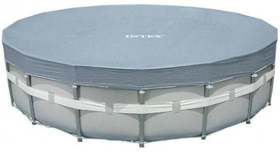 afdekzeil zwembad Deluxe 549 cm PVC grijs