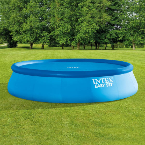 afdekzeil zwembad isolerend 457 cm vinyl blauw