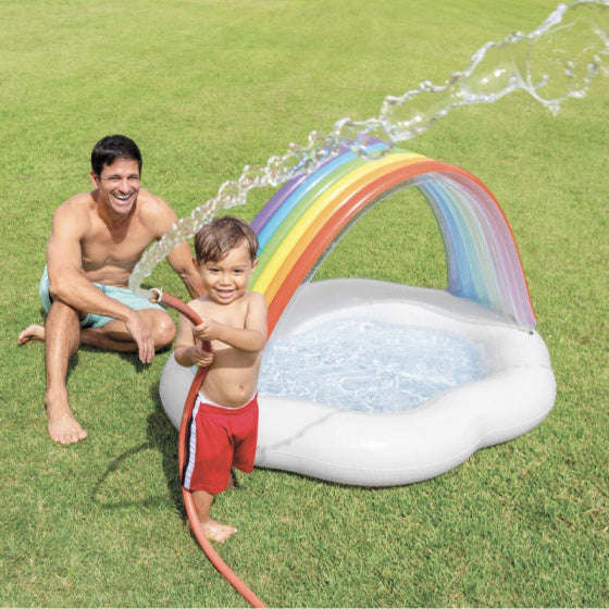 babybadje 57141NP Rainbow Cloud 142 x 119 x 84 cm wit