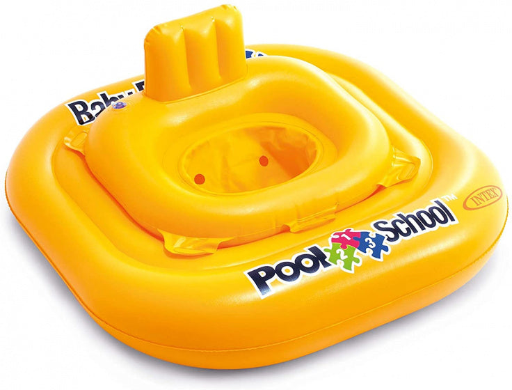 Babyzwemzitje Deluxe geel 79 x 79 cm