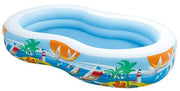 opblaaszwembad 56490NP Paradise 262 x 160 x 46 cm blauw