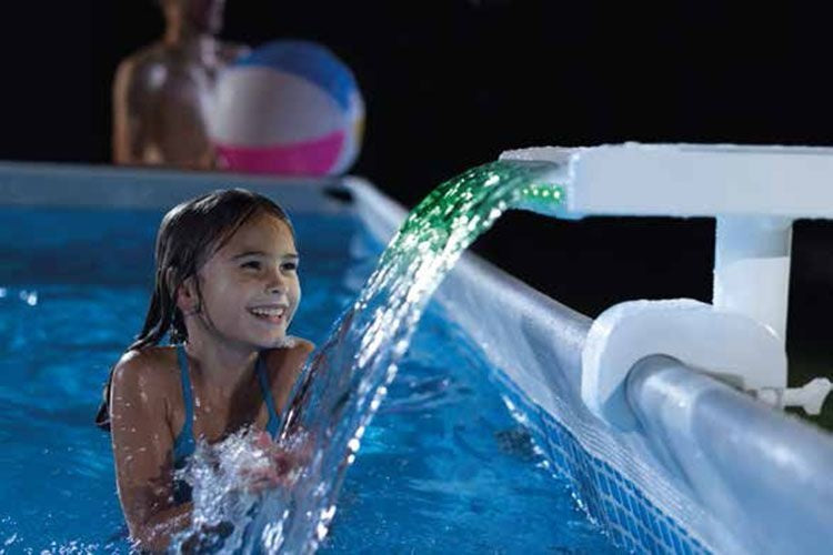 led-waterval Cascade voor zwembad