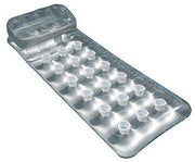 Luchtbed 18-Pocket Suntanner zilver