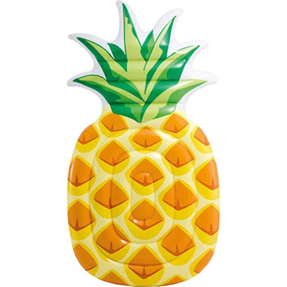 luchtbed ananas 216 x 124 cm geel