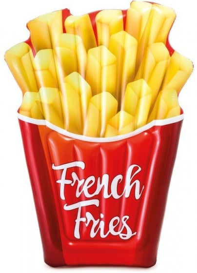 luchtbed French Fries 175 x 132 cm rood