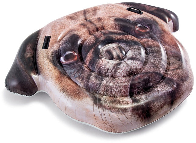 luchtbed Mopshond 119 x 163 cm bruin