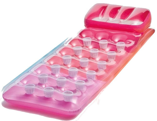 luchtbed 18-Pocket Fasion 188 x 71 cm roze